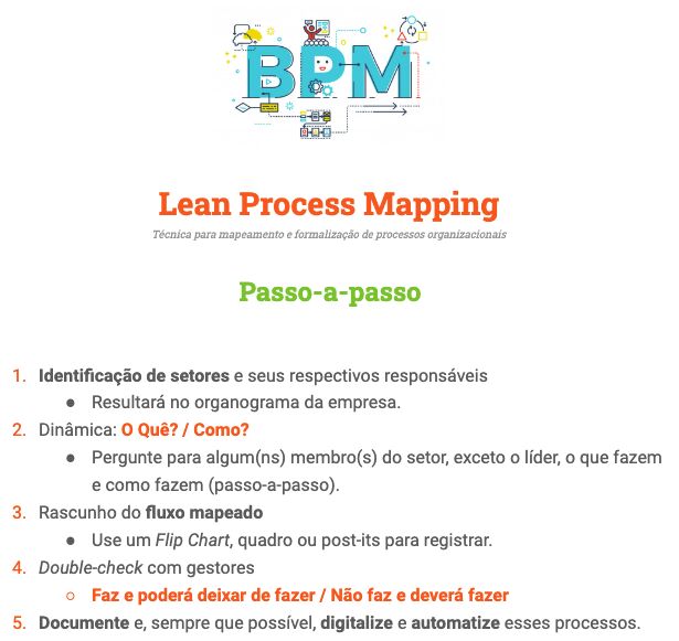 Lean Process Mapping